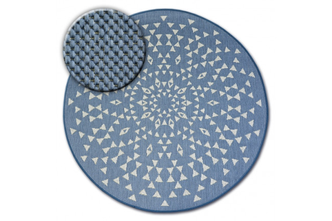 Koberec SIZAL FLAT kruh 48715/591 Vitráž