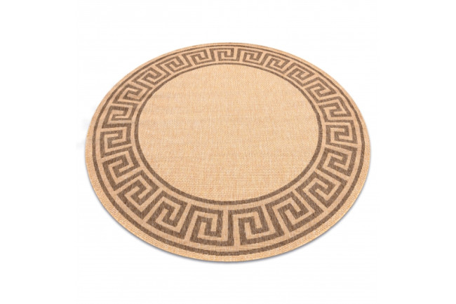 Koberec SIZAL FLOORLUX kruh 20014 mais / coffee