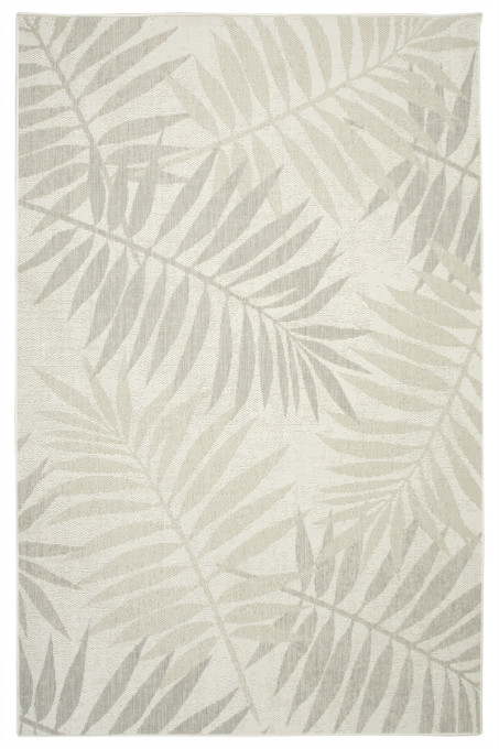 Koberec šnúrkový Berg 28337/64 Lístie palmy krémový