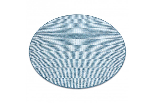 Koberec šnúrkový SIZAL LOFT 21198 kruh BOHO slonia kosť / strieborný / nebeský