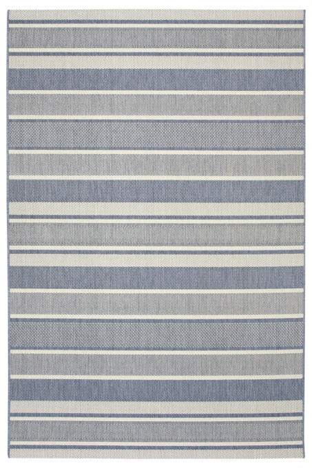 Koberec šnúrkový Split 48118/591 Pásy modrý