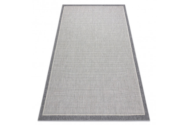 Koberec SPRING 20411332 línie, ramka - sivý