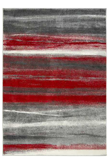 Koberec Sumatra C194A červený / sivý