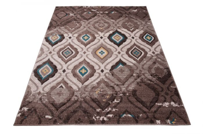 Koberec Sumatra H109A Geometric hnedý, tmavo béžový