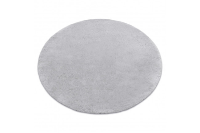 Koberec TEDDY kruh Shaggy sivý protišmykový