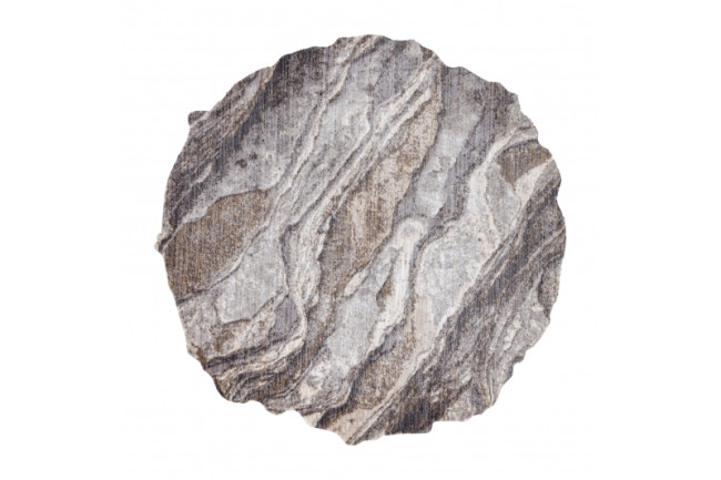 Koberec TINE 75313C Skala, kameň - tmavo sivý / svetlo sivý