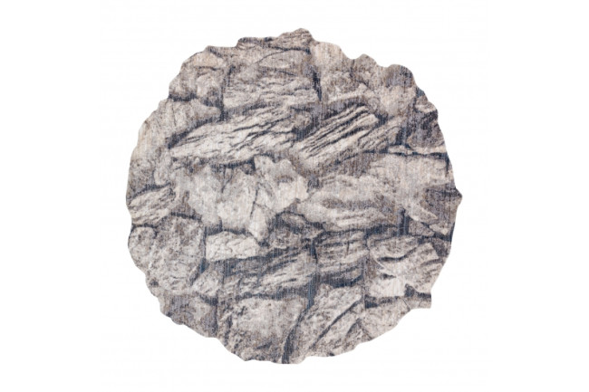 Koberec TINE 75417B skala, kameň - krém / sivý