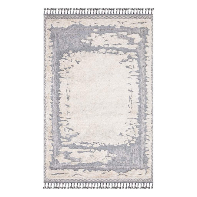 Koberec Valencia 908 krémový / sivo-modrý