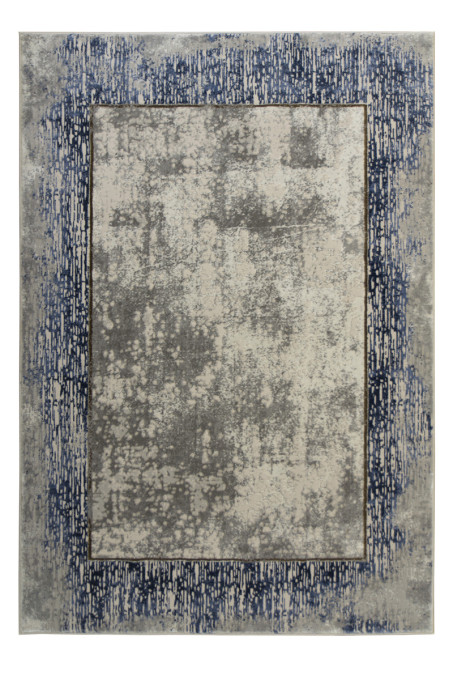 Koberec Verano C469A modrý / sivý / krémový / béžový