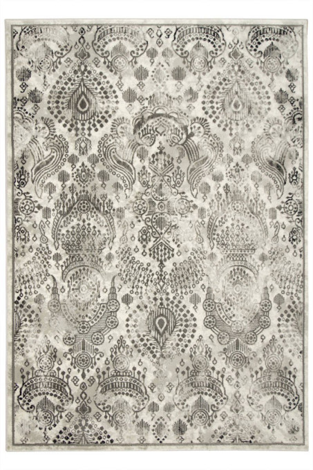 Koberec Versage 2301A Ornament čierny / biely