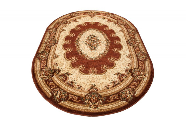 Koberec YESEMEK 5889A hnedý ovál