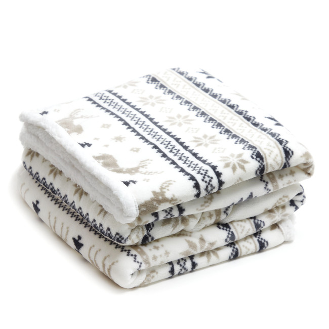 Deka CRIMI vianočná, béžová 866130