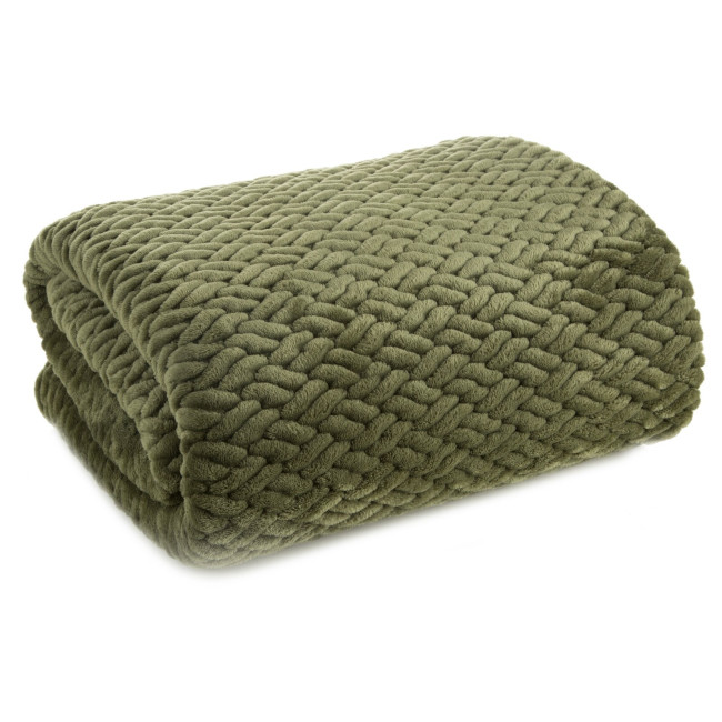 Deka KAYLA tmavozelená