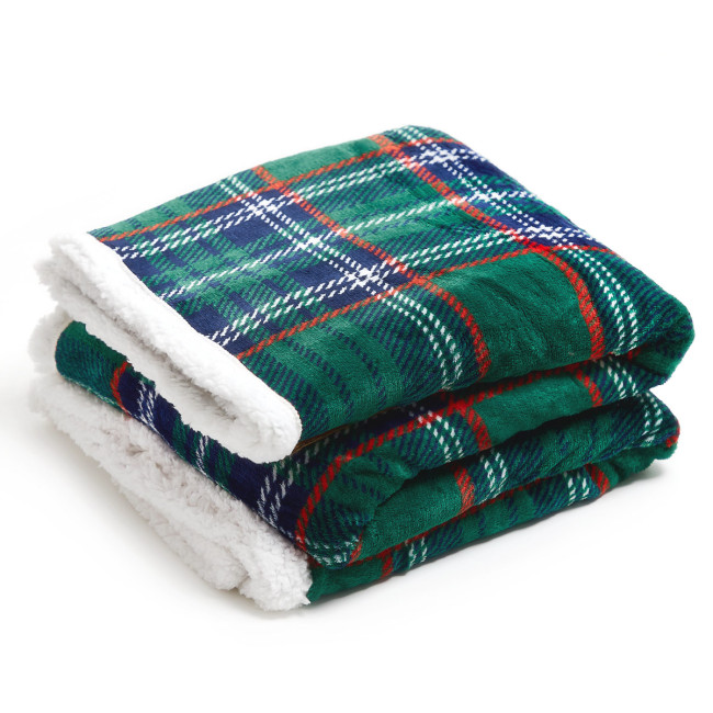 Deka MANTA kockovaná, zelená 864761