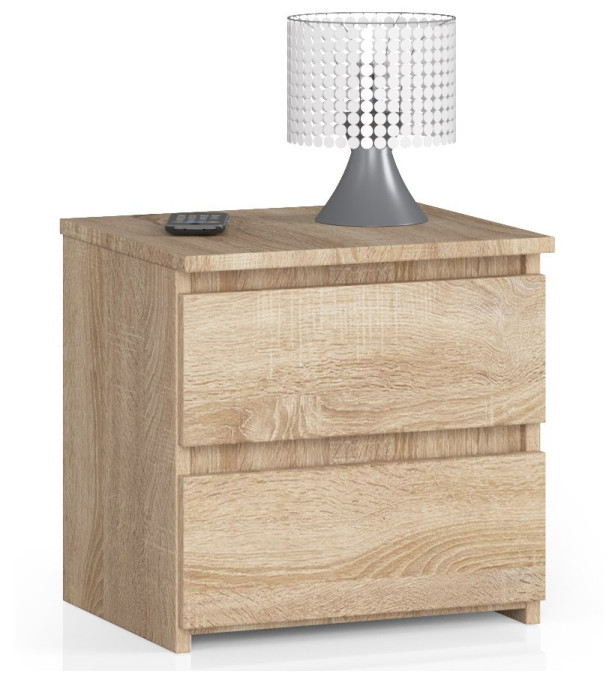 Nočný stolík CL2 2SZ CLP dub sonoma