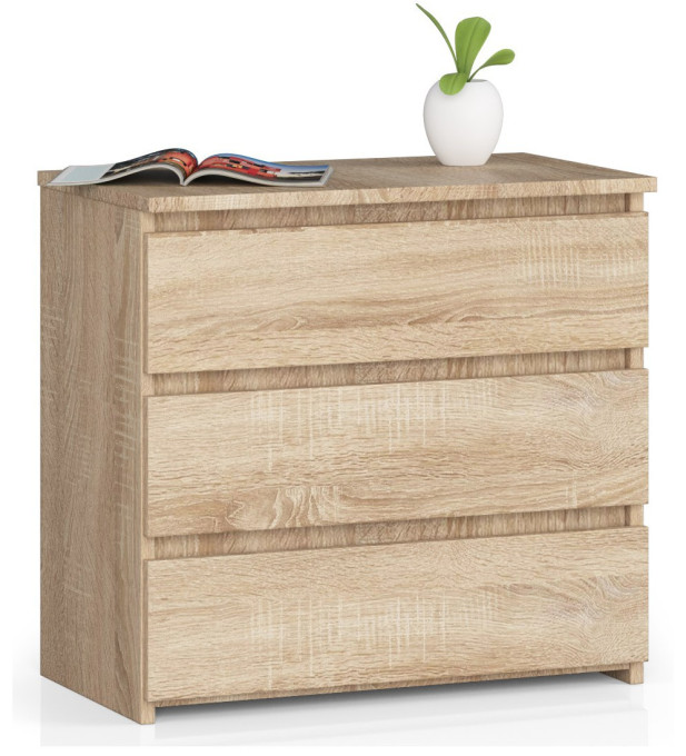 Nočný stolík CL3 3SZ CLP dub sonoma