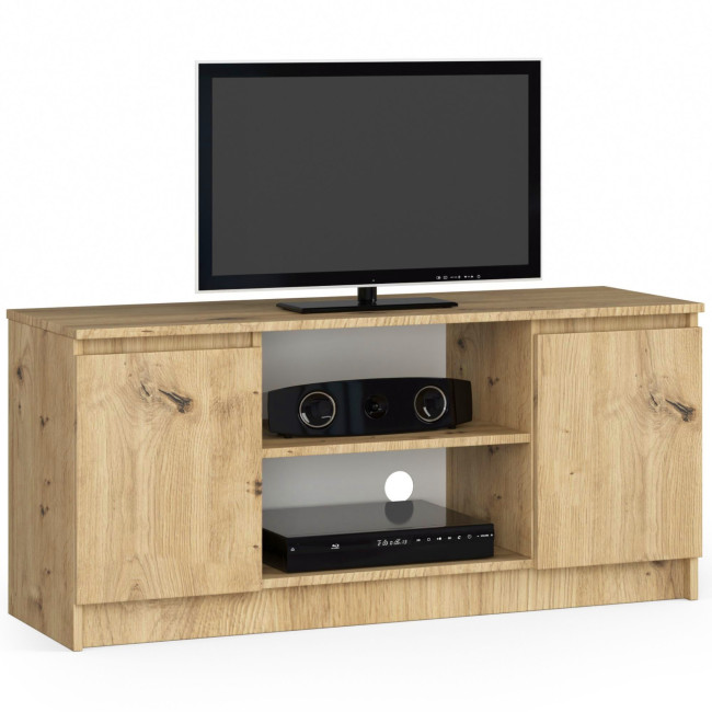 Stolík pod TV RTV 120 2D 1P dub artisan