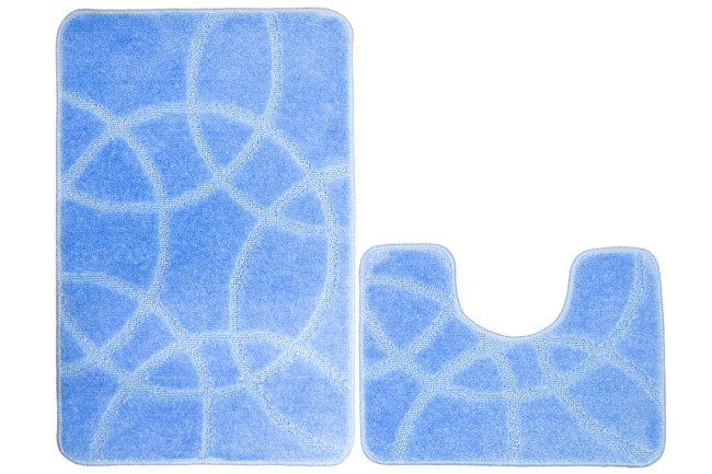 Sada kúpeľňových koberčekov MONZA modrá
