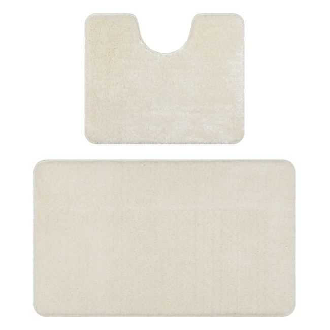 Sada kúpeľňových koberčekov SANTA biela