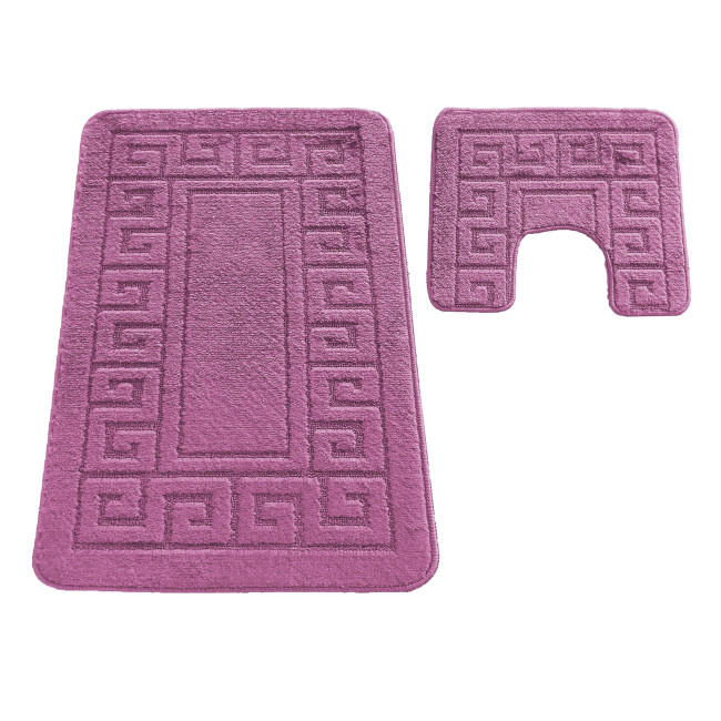 Sada kúpeľňových koberčekov Montana Ethnic Cherry Bubble