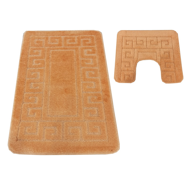 Sada kúpeľňových koberčekov Montana Ethnic lososová