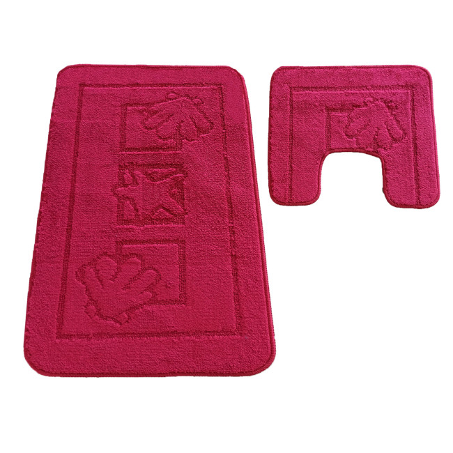 Sada kúpeľňových koberčekov Montana Maritime burgundy