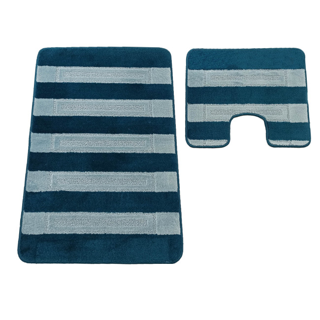 Sada kúpeľňových koberčekov Montana Said XL Deep Lake