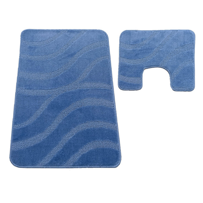 Sada kúpeľňových koberčekov Montana Symphony Blue