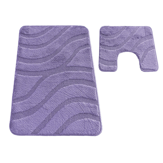 Levně Sada koupelnových koberečků Montana Symphony Lilac