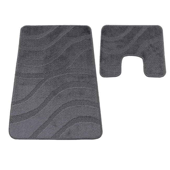 Levně Sada koupelnových koberečků Montana Symphony Opal Grey