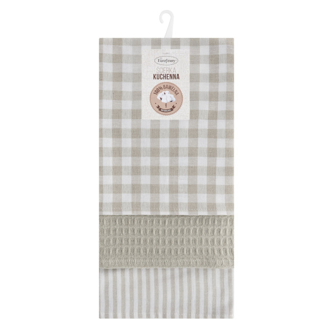 Sada kuchynských utierok LUCY béžová