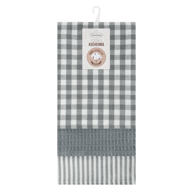 Sada kuchynských utierok LUCY strieborná