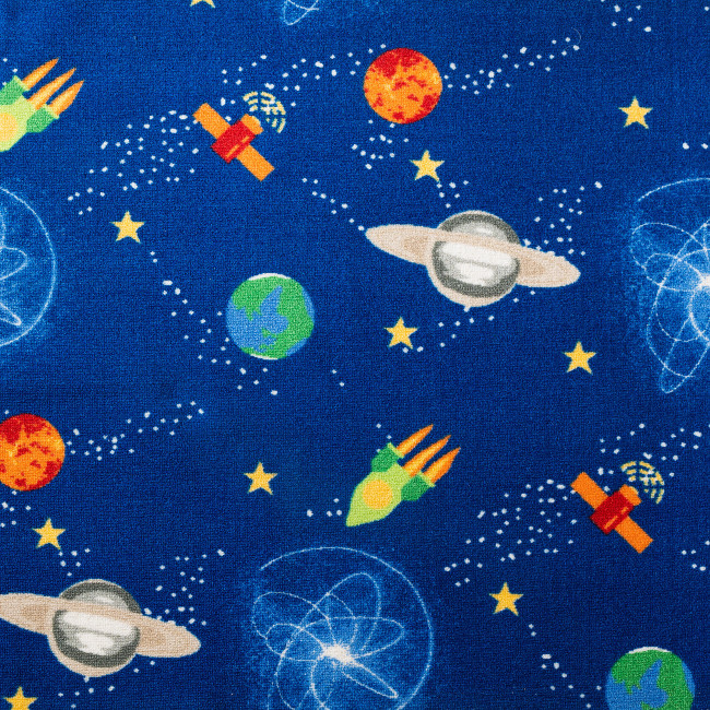 Detský metrážny koberec KOSMOS