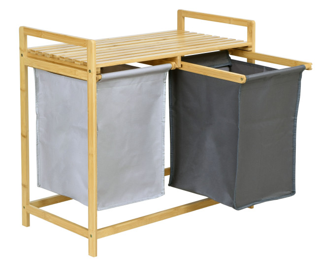 Kôš na bielizeň HANOI DUO COLOR sivý