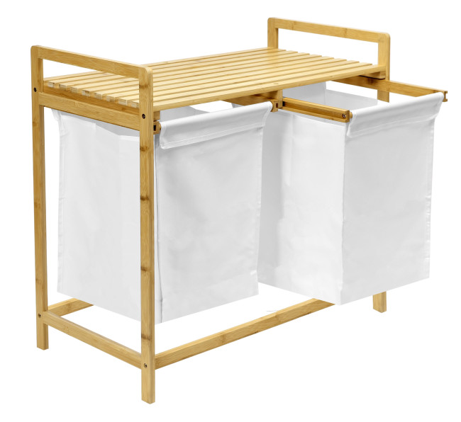 Kôš na bielizeň HANOI biely