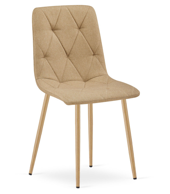 Jedálenská stolička LIBRA hnedá / hnedé nohy