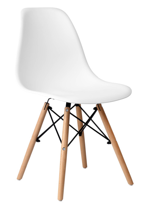 Jedálenská stolička MILANO hnedá / biela