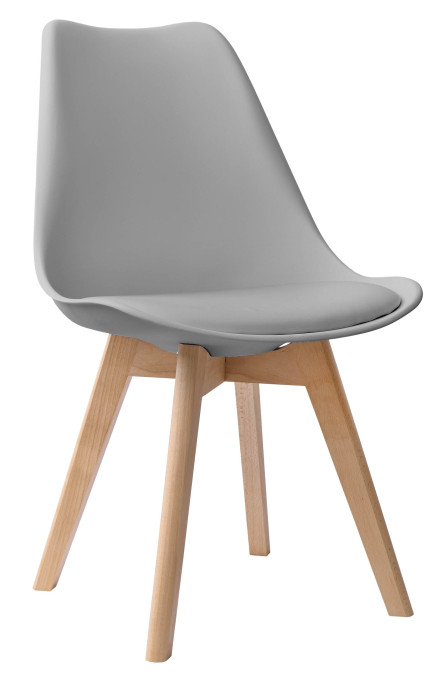 Jedálenská stolička NANTES sivá