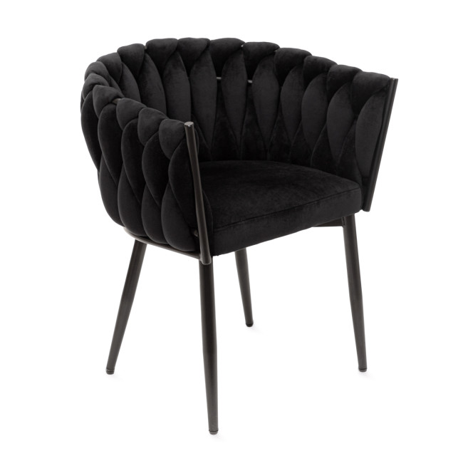 Jedálenská stolička PRINSSI čierna 836898