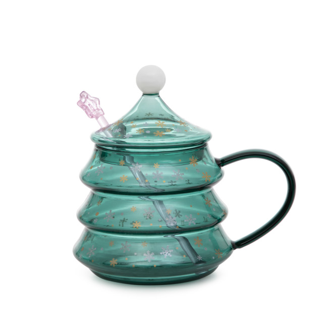 Hrnček BENICA stromček, s vrchnákom 865232 400 ml