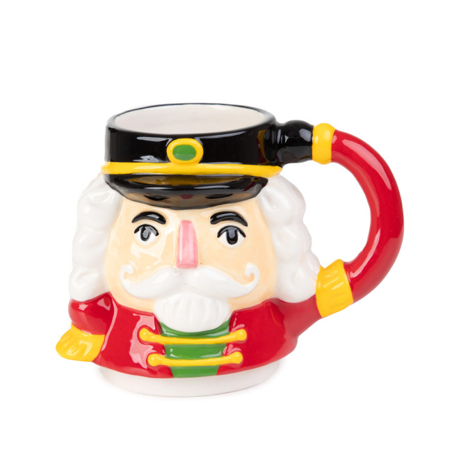 Hrnček NUTCRACKER SHAPE červený 873299 400 ml