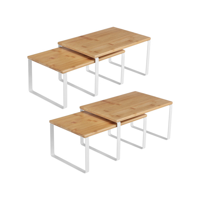Levně Set 4 kuchyňských polic KCS010N01