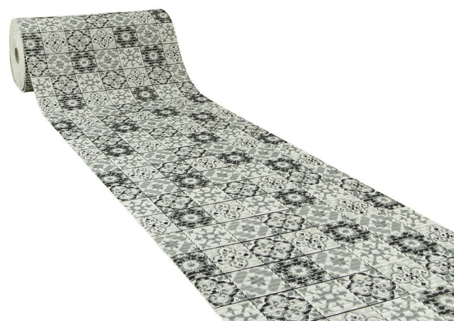 Kúpelňová penová rohož Softy-tex 826 sivá