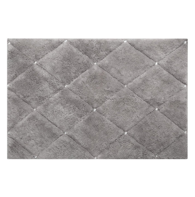 Kúpeľňový koberček CHIC 2 strieborný