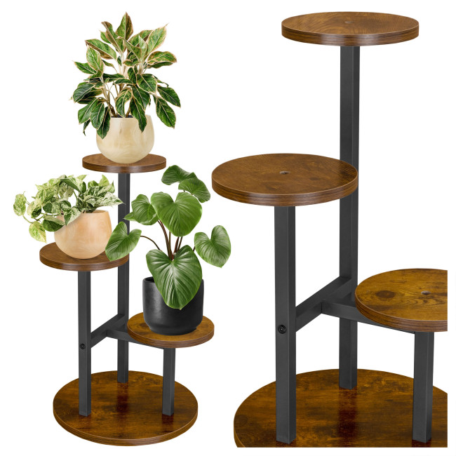 Stojan na kvety MIGUEL RUSTIC dub