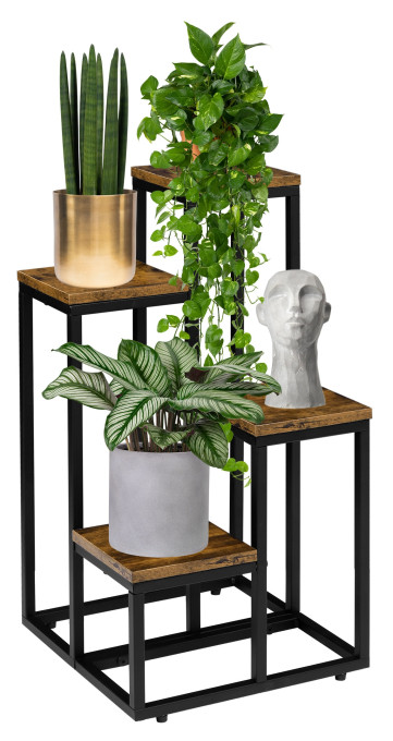 Stojan na kvety MOGREN RUSTIC čierny