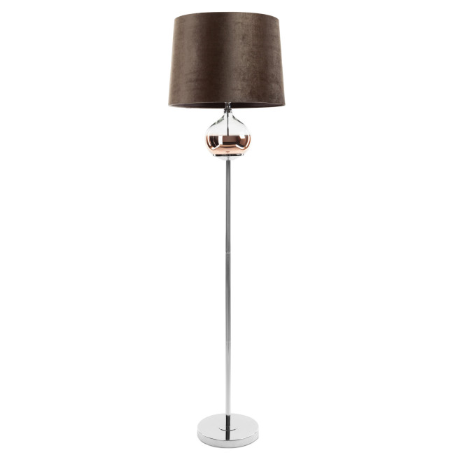 Levně Dekorační lampa AMORA tmavě hnědá