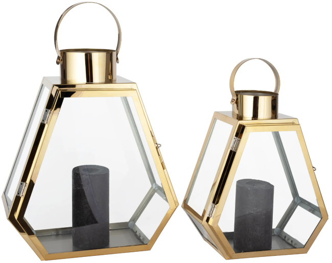 Lampáš zlatý BXD 19913 (2ks)