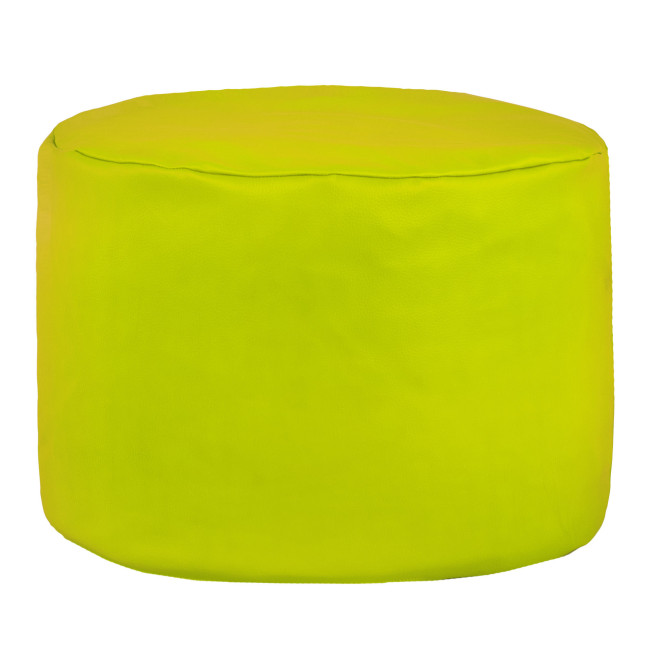 Taburetka Cilindro limetková ekokoža