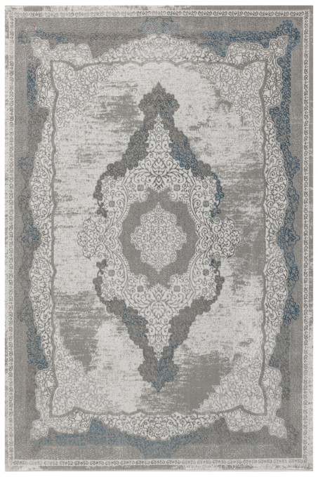 Koberec Allora Plus B827B ornament, sivý